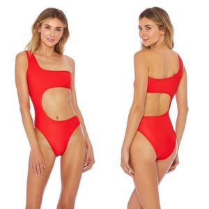 ELLEJAY Kristin One Piece Swimsuit Red Size Large